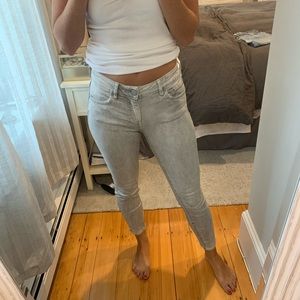 Elie Tahari Light Gray Jeans, Sz 26